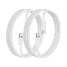 2 Cabos USB-C Para Tipo C 1 Metro Duas Pontas Iguais Carregador
