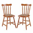 2 Cadeiras Colonial Soft Estofada Mel 2 Cadeiras Colonial Soft Estofada Mel