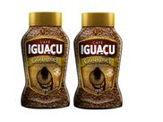2 Café Solúvel IGUAÇU LIOFILIZADO Gourmet Vidro 100g