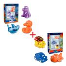 2 Caixas Brinquedos D Vinil Para Bebê Baby Splash + Baby Boys