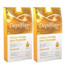2 Caixas C/20 Folhas de Cera Depilatória Corporal Natural - Depilflax 2 Caixas C/20 Folhas de Cera Depilatória Corporal Natural - Depilflax