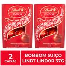 2 Caixas de 37g, Bombons de Chocolate Suiço, Lindt Lindor
