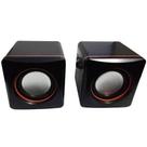 2 Caixinhas de Som Pc Notebook Mini Compacta Cor Preto Usb 2 Caixinhas de Som Pc Notebook Mini Compacta Cor Preto Usb