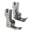 2 Calcador Pesponto Compensado 1mm 1/32E Direito e Esquerdo Para Reta Industrial