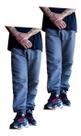 2 Calças Tactel Jogger Elastico Barra Inverno Esportiva 017 2 Calças Tactel Jogger Elastico Barra Inverno Esportiva 017