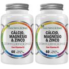 2 Cálcio + Magnésio + Zinco + Vitamina D3 60 Cápsulas Flora Nativa