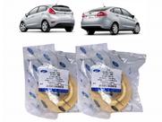 2 Calços Superior Da Mola Traseira New Fiesta Hatch e Sedan Todos 2010 a 2019 Superior