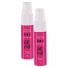 2 Calda Beijável Secret Sexy Abelha Rainha Sabor Tutti Frutti 15g