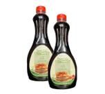 2 Calda Xarope PARA PANQUECA Lite Syrup Bowl & Basket 709ml