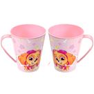 2 Canecas da Patrulha Canina 360ml Rosa Meninas Plasútil