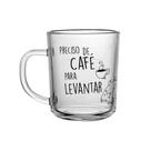 2 Canecas Lyor de Vidro Café para Levantar 220ml 2 Canecas Lyor de Vidro Café para Levantar 220ml