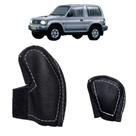 2 Capas Couro Alavanca de marcha manual e reduzida Pajero gls 1992 a 1999