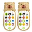 2 Capivaras Telefone Celular Educativo Interativo Som e Luz