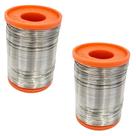 2 Carretel Estanho P/ Solda Fluxo Ra 0,5mm 250g Cobix