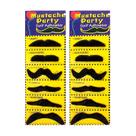 2 Cartelas Bigode Artificial Fantasia Carnaval Mustache