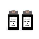 2 Cartuchos 662 Xl Compatível Preto 15 ml