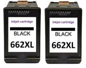 2 Cartuchos compativel 662xl preto