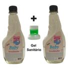 2 Cheirinho de Passar Roupa Baby Tecido Aromatizador Roupa 500ml Refil Marca Senalândia - Envio Já 2 Cheirinho de Passar Roupa Baby Tecido Aromatizador Roupa 500ml Refil Marca Senalândia - Envio Já