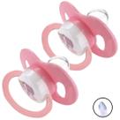 2 Chupetas Para Bebê +6 meses Bico De Silicone Menino Menina