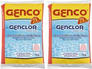 2 Cloro Para Piscina 1kg Puro Granulado Genco Genclor