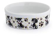 2 Comedouro Caes Cachorro Pet Porcelana 610ml Bebedouro Bowl