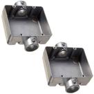 2 Condulete Duplo S/rosca Medida 3/4 Alumínio Tipo C Sieg