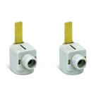 2 Conector Steck 1 Polo 80A Para Barramento 50mm 500V
