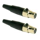 2 conectores custom sound mini xlr femea 3 polos mpf3-01 cs907 2 conectores custom sound mini xlr femea 3 polos mpf3-01 cs907