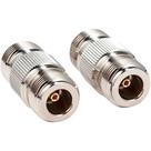 2 conectores N dupla fêmea emenda cabo de antena adaptador