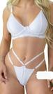 2 Conjuntos lingerie Laura,sex,sutia sem bojo com aro, calcinha com laterais regulaveis