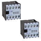 2 Contator Mini Weg 1NA 7A 220V Cw07 Tripolar 60Hz Azul