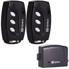 2 Controle Portão 2 Canais + Tx Car Farol Carro Moto Garen Rcg Ppa Seg 433,92mhz Code Learn