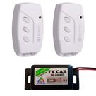 2 Controle Portão Eletrônico 2 Canais com Clip de Fixação + 1 Tx Car Prova de Água Farol Alto Carro Moto