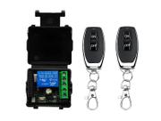 2 Controle Remoto Sem Fio Acionamento Rele Dc 12v 1ch 433mhz