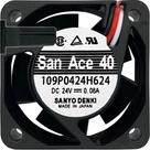 2 Cooler 109P0424H624 24V 0.08A 1.92W 3L 3P 40X40X20 Fanuc