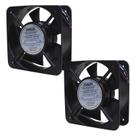 2 Coolers Para Painel 220vca Rolamento Esfera Metaltex