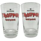 2 Copo Cerveja Iron Maiden Trooper 350ml Caldereta Oficial