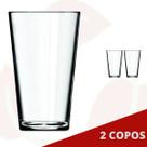 2 Copo de Vidro Cairo Transparente Nadir Suco Água Bebidas
