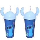2 Copo do Lilo Stitch 500ml com Orelhas 500ml Disney