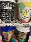 2 Copos com tampa Love Mix 450 ml
