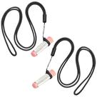 2 Cordões de Pescoço Sniffelixir com Suporte de Anel de Silicone