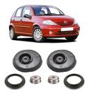 2 Coxim + Rolamento Dianteiro Citroen C3 2003 2004 2005
