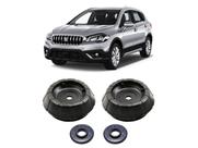 2 Coxim + Rolamento Dianteiro Suzuki S-cross 2016 2017 2018