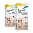 2 Credeli Antipulga Carrapato 56,25mg 1,3- 2,5kg 03 Cpr
