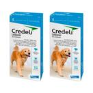 2 Credeli Antipulgas Carrapatos Cães 22 A 45kg 3 Comprimidos