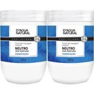2 Creme Massagem Corporal Neutro 650G Dagua natural