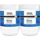 2 Creme Massagem Corporal Neutro 650G Dagua natural