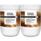 2 Creme Massagem Redutora Cafeína 7 Ativos 650G D'agua Natural