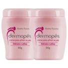 2 Creme para Afinar os Pés Ressecados e Rachados Dermopés 55 g