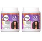 2 Creme para pentear com Gelatina Super Oleos 1kg Misturinha